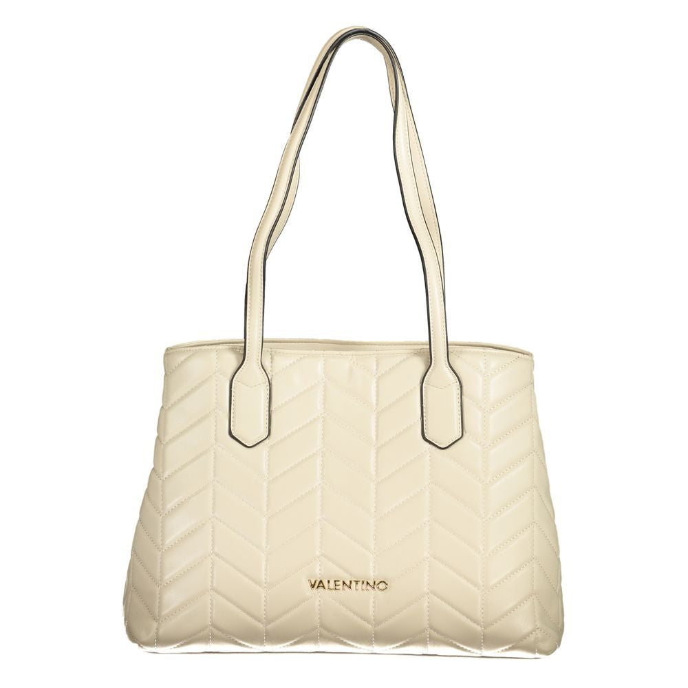 Mario Valentino Beige Polyethylen Frauen Handtasche