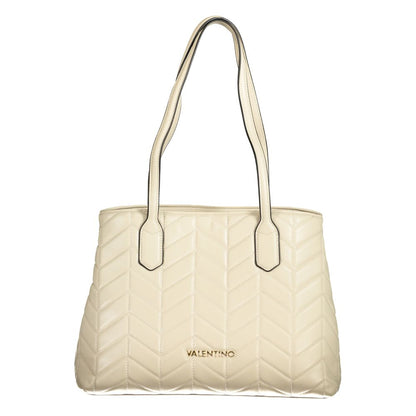 Mario Valentino Beige Polyethylen Frauen Handtasche