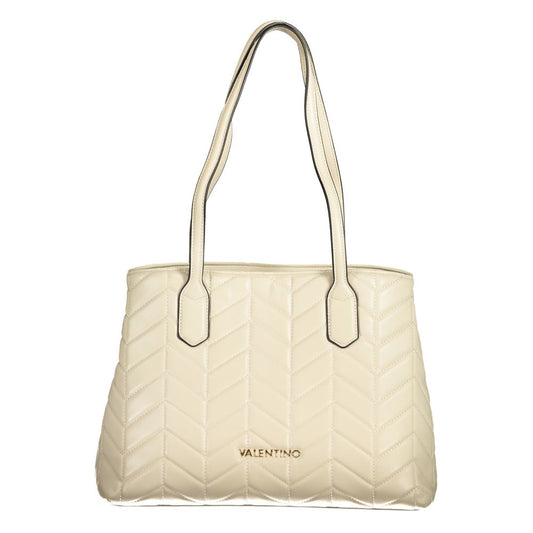 Mario Valentino Beige Polyethylen Frauen Handtasche
