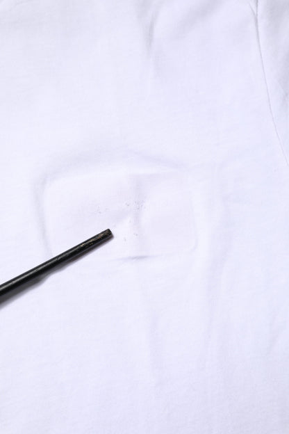 Dolce & Gabbana Weißes Baumwoll-T-Shirt mit Rundhalsausschnitt und kurzen Ärmeln