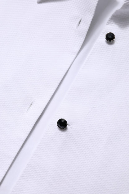 Dolce & Gabbana Weißes Baumwoll-Poloshirt mit kurzen Ärmeln und Kragen