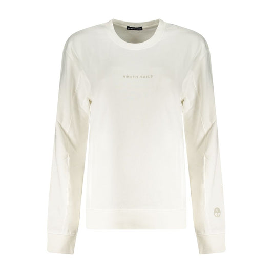 North Sails Weißer Baumwollpullover für Frauen