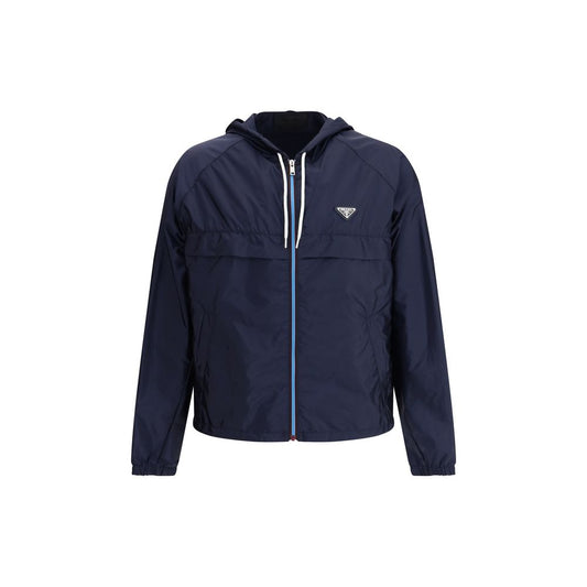 Prada Wasserdichte Jacke mit Kapuze