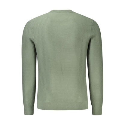 Hugo Boss Grüner Baumwollpullover für Männer