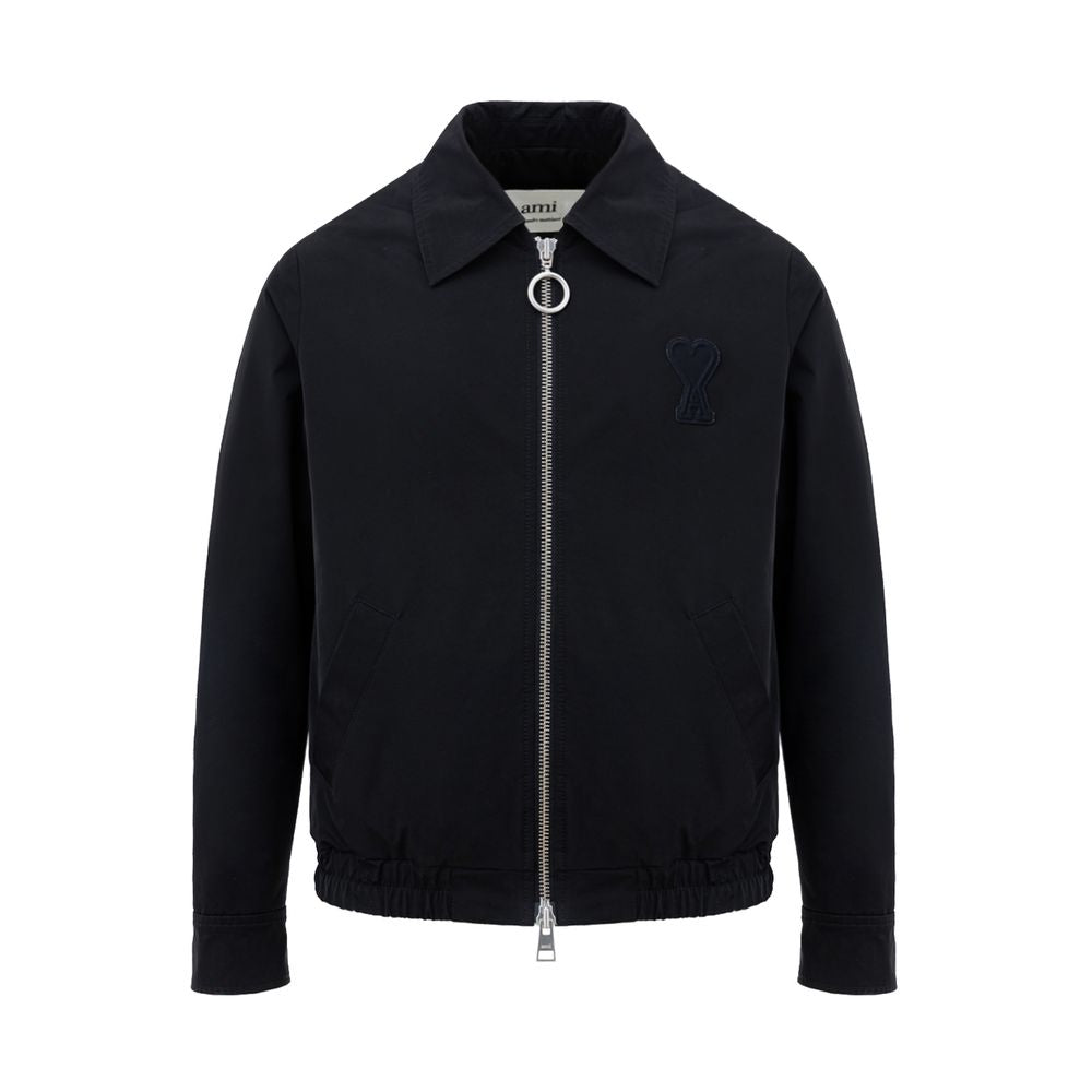Ami Paris Schwarze Polyesterjacken &amp