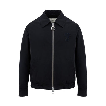 Ami Paris Schwarze Polyesterjacken &amp