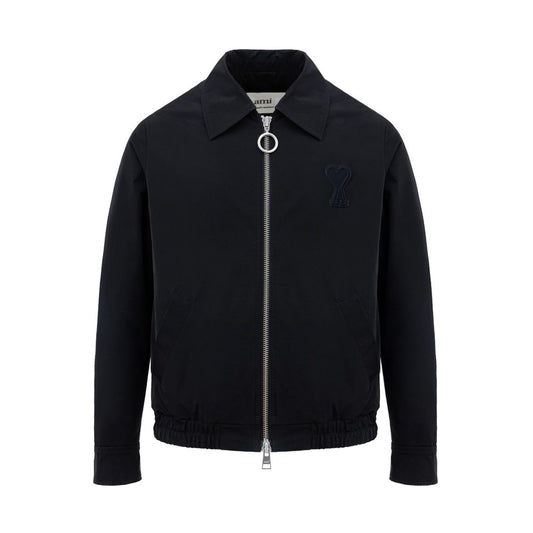 Ami Paris Schwarze Polyesterjacken &amp