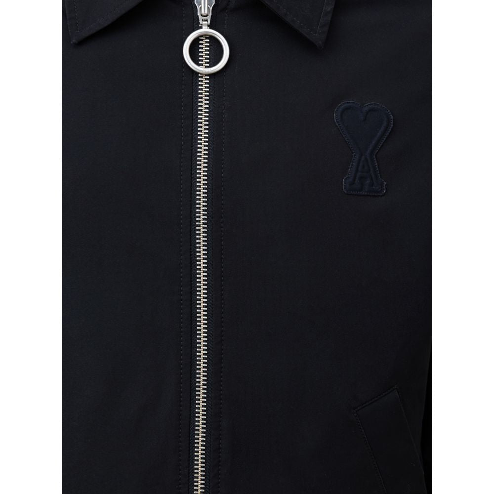 Ami Paris Schwarze Polyesterjacken &amp