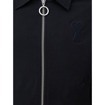 Ami Paris Schwarze Polyesterjacken &amp