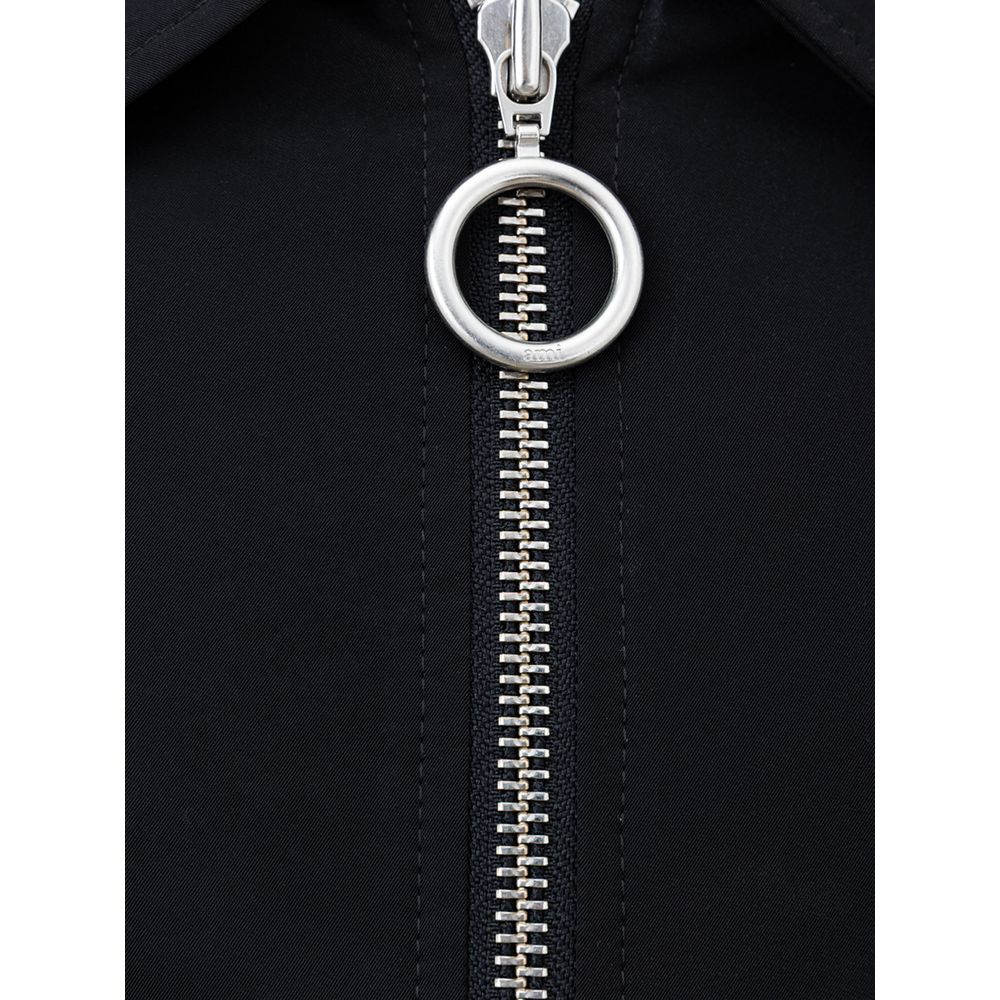Ami Paris Schwarze Polyesterjacken &amp