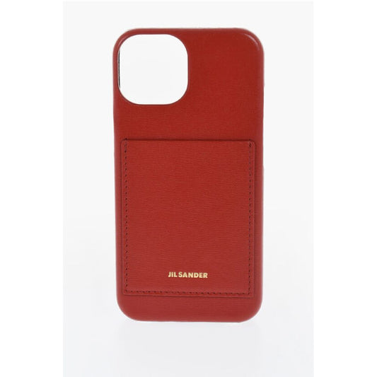 Jil Sander Leder Iphone 15 Etui mit mit Kartenfächern