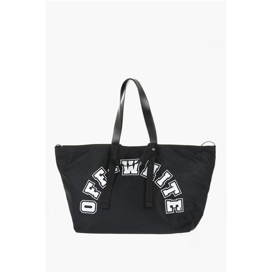 Off-White Perforierte DAY OFF Wochenendtasche mit kontrastierendem Druck