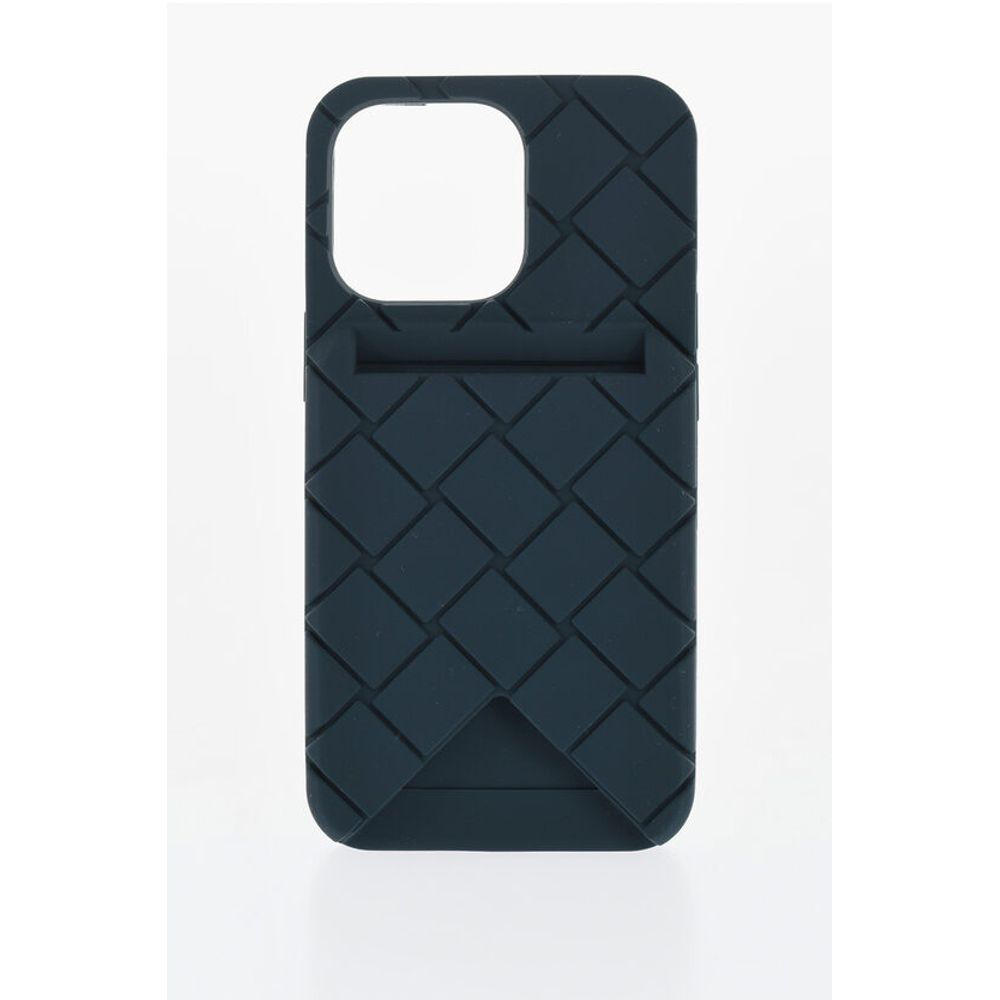 Bottega Veneta Geflochtene Iphone 13 Pro Hülle mit externem Kartenhalter