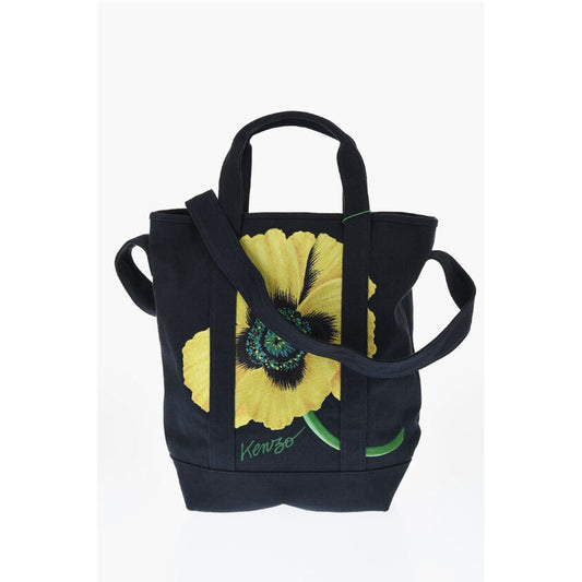 Kenzo Baumwoll-Twill-Tasche mit Maxi-Stickerei