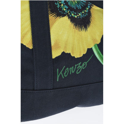 Kenzo Baumwoll-Twill-Tasche mit Maxi-Stickerei