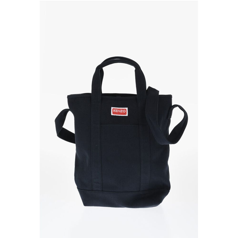 Kenzo Baumwoll-Twill-Tasche mit Maxi-Stickerei