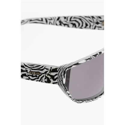 Celine Sonnenbrille mit gemustertem Rahmen und Schild