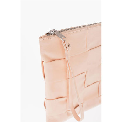 Bottega Veneta Leder Clutch mit Flechtmuster