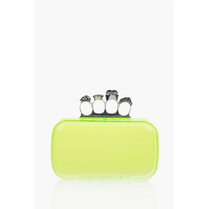 Alexander McQueen Durchsichtige FOUR RING Hartschalentasche