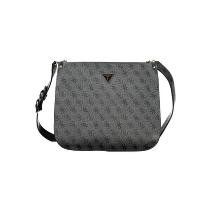 Guess Jeans Schwarze Polyethylen-Handtasche