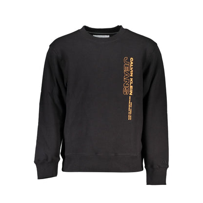 Calvin Klein Schwarzer Baumwollpullover für Männer