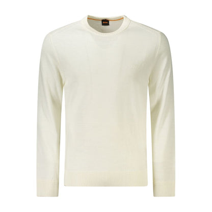 Hugo Boss Weißer Pullover aus Wolle für Männer