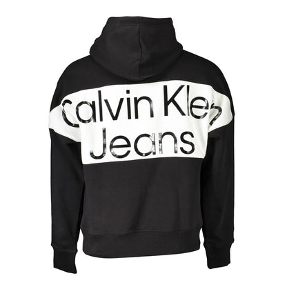 Calvin Klein Schwarzer Baumwollpullover für Männer