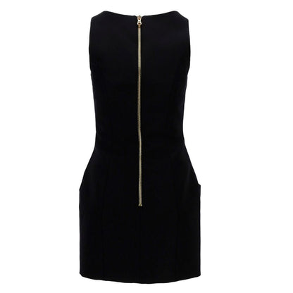 Balmain Schwarzes Kleid aus Wolle für Frauen