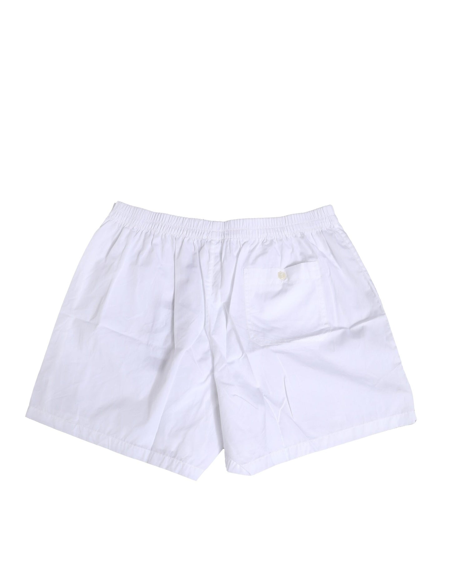 Dolce & Gabbana Weiße Baumwoll-Boxershorts Regular Unterwäsche