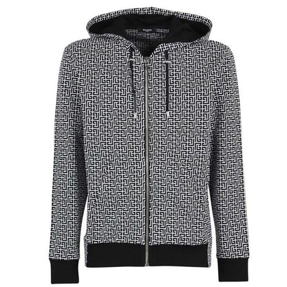 Balmain Schwarzer Baumwollpullover