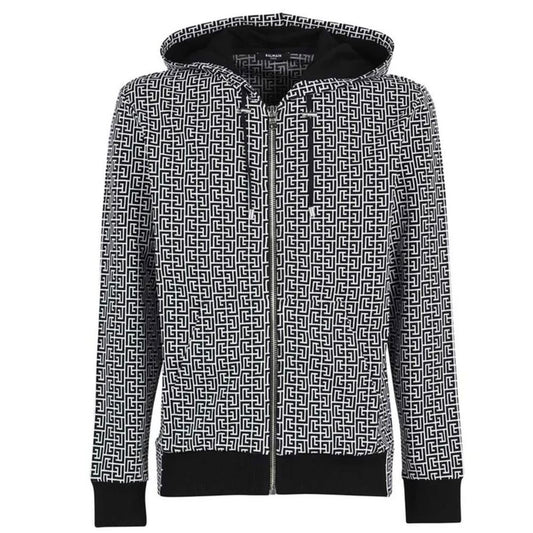 Balmain Schwarzer Baumwollpullover