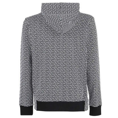 Balmain Schwarzer Baumwollpullover