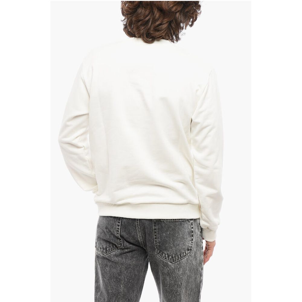 A.P.C. TIMOTHY Sweatshirt mit Rundhalsausschnitt aus gebürsteter Baumwolle und kontrastierender