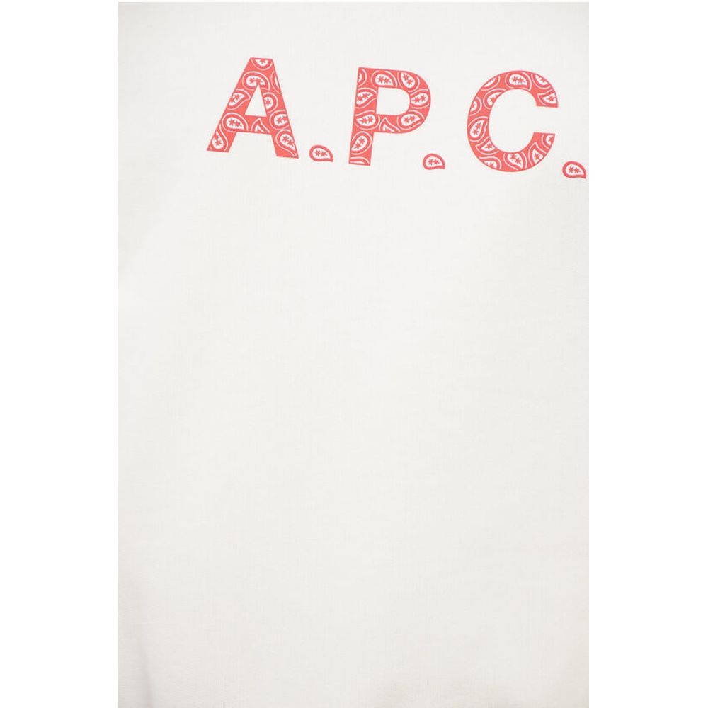 A.P.C. TIMOTHY Sweatshirt mit Rundhalsausschnitt aus gebürsteter Baumwolle und kontrastierender