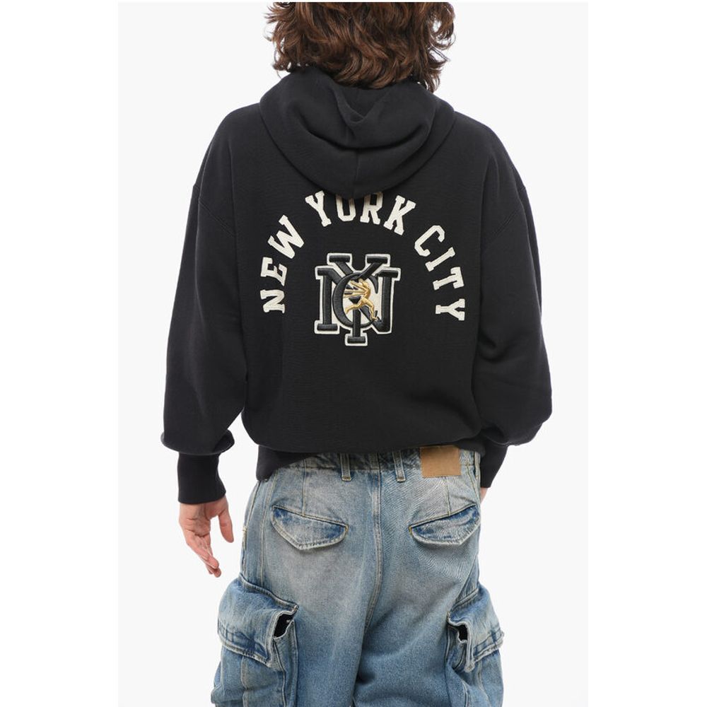 Champion Sweatshirt aus Baumwoll-Fleece mit geprägter Stickerei und Reißverschluss C