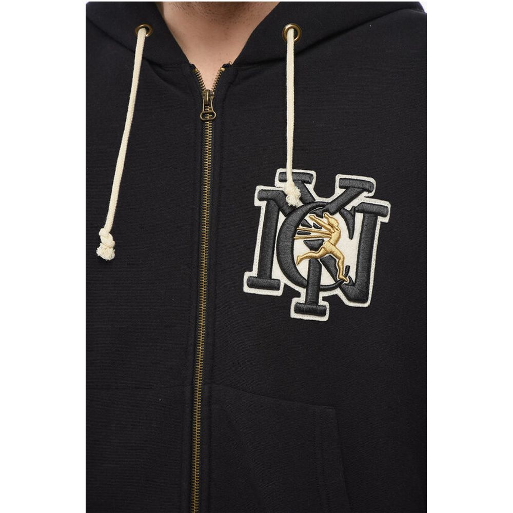Champion Sweatshirt aus Baumwoll-Fleece mit geprägter Stickerei und Reißverschluss C