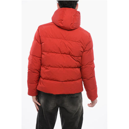 Aspesi Gesteppte Daunenjacke mit Kapuze und Frontreißverschluss