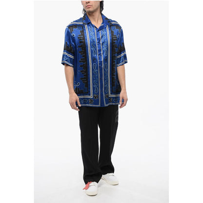 Off-White Bandana-Motiv Bowling-Shirt