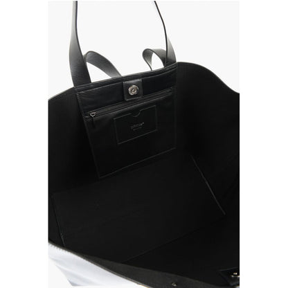 Off-White Einfarbige Leder-Wochenendtasche