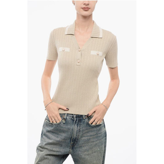 Armani EMPORIO ICON Gerippter Pullover mit Polokragen