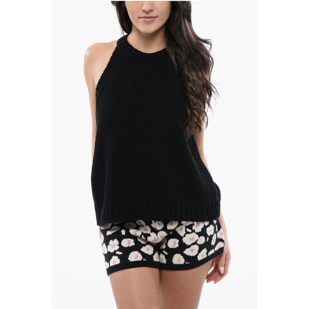 AllSaints Einfarbiges gehäkeltes Top