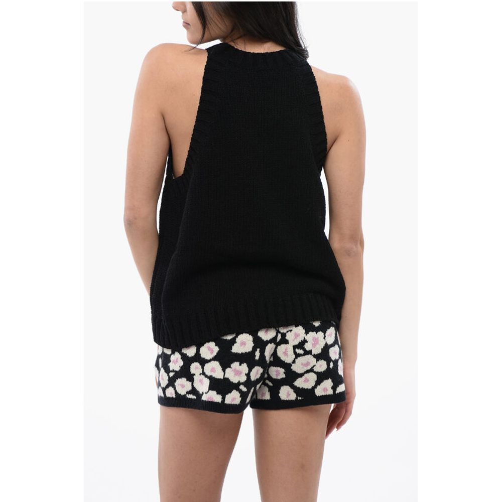 AllSaints Einfarbiges gehäkeltes Top