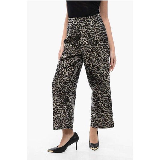 AllSaints Tierisch gemusterte Hose im Relaxed Fit JEMI LEPPO