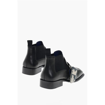 Burberry Chelsea-Stiefel aus Leder mit EDK-Schnalle