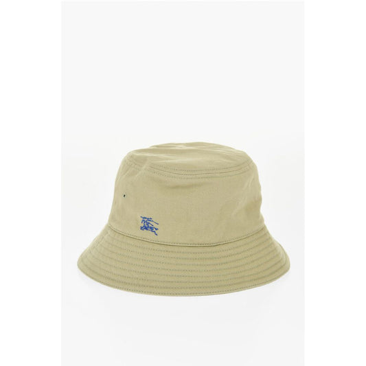 Burberry Einfarbiger Eimerhut mit gesticktem Logo