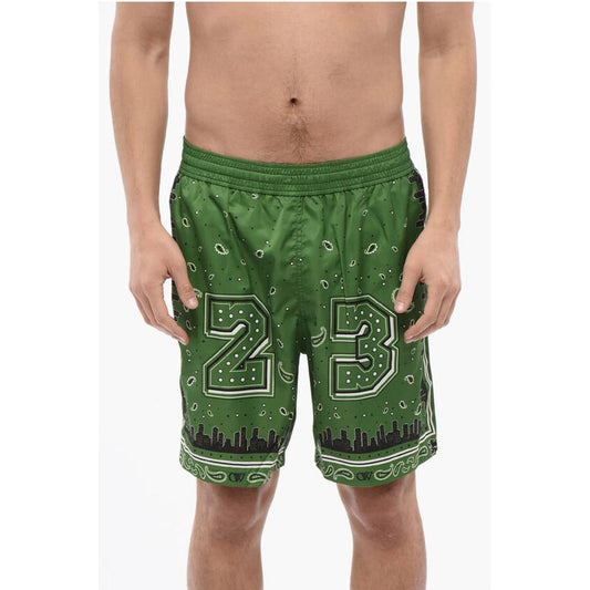 Off-White Bandana Print Badeshorts