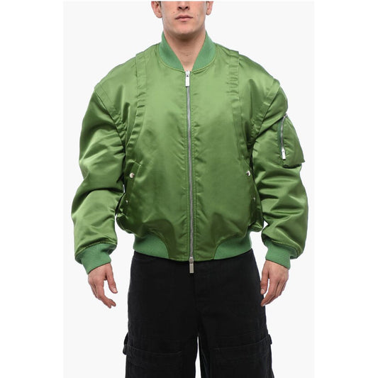 Off-White Gepolsterte ARROW Bomberjacke mit abnehmbaren Ärmeln