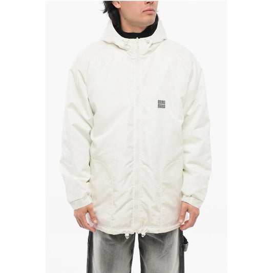 Givenchy Gepolsterte Parka-Jacke mit Reißverschluss und gesticktem Logo