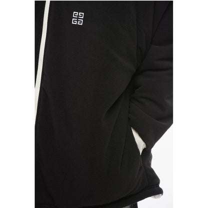 Givenchy Gepolsterte Parka-Jacke mit Reißverschluss und gesticktem Logo