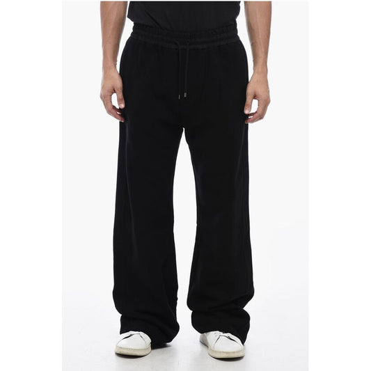 Saint Laurent Sweatpants aus geflochtener Baumwolle in gerader Passform